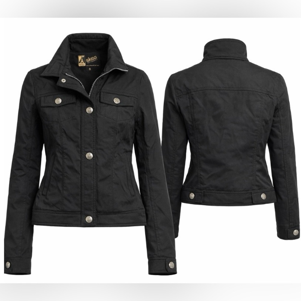 SKEA Black Ski Winter Jacket Womens Size 8/EU 40